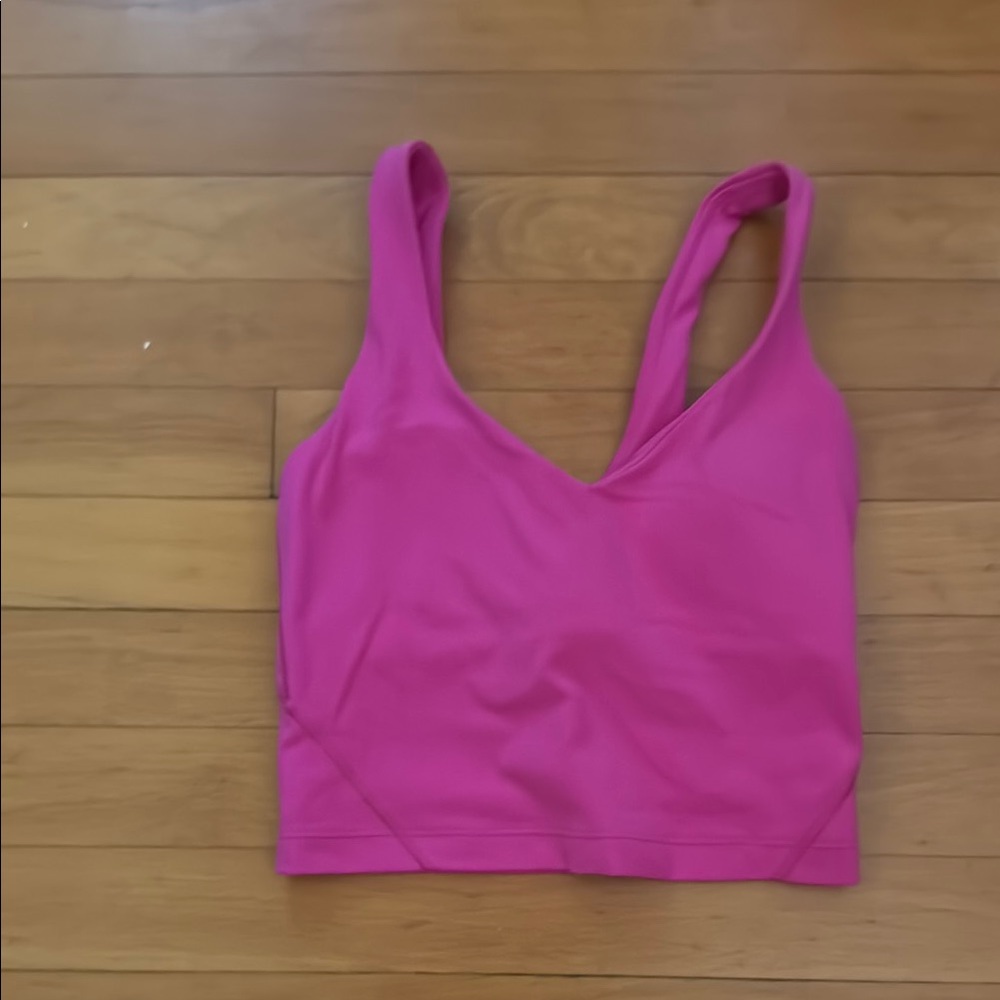 Lululemon Athletica Pink Tank Top Racerback
